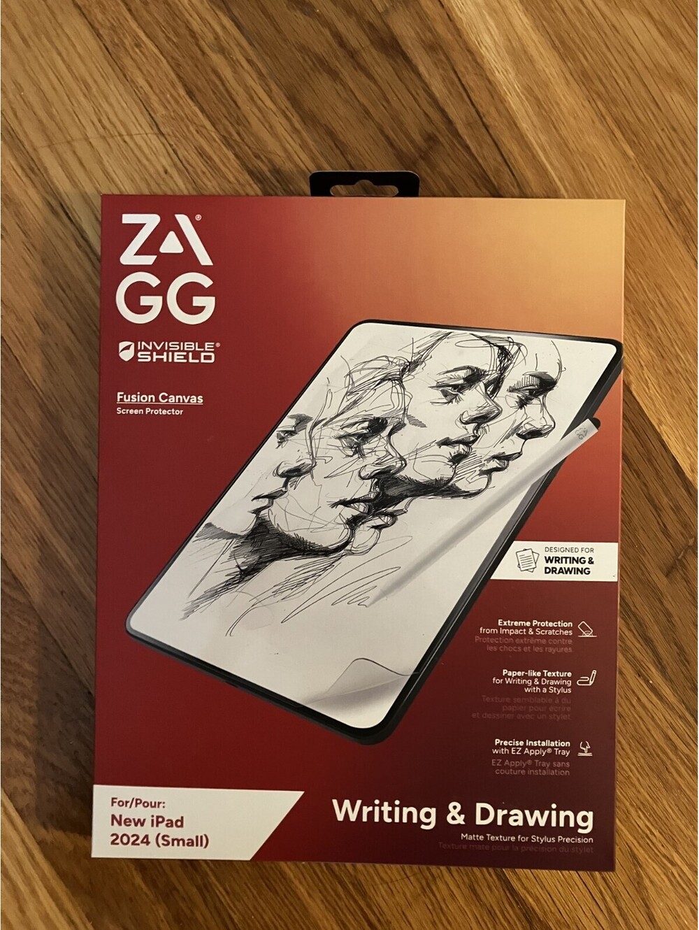New ZAGG Screen Protector Fusion Canvas Apple iPad 2024 11" Invisible Shield